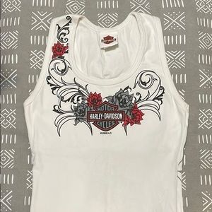 Ladies Harley Davidson Tank Top with shelf bra!